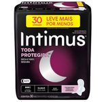 absorvente íntimus noturno suave com abas 30 unidades