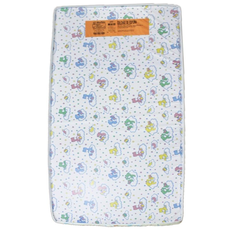 colchão para berço bioflex infantily d18 10x60x130cm (mp)