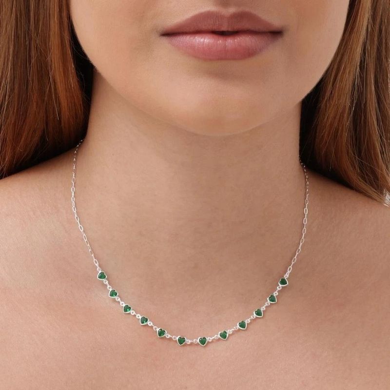 colar prata 925 luiza mota coração (mp)