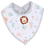 babador bandana baby gijo 2 peças leão (mp)