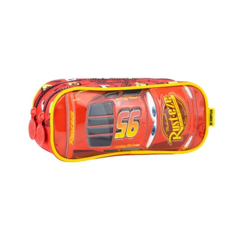 estojo duplo xeryus relâmpago mcqueen 14916 (mp)