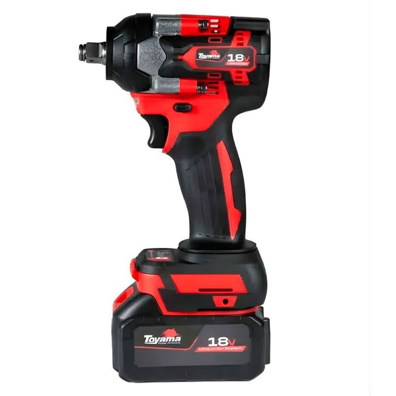 chave de impacto toyama 18v bateria bivolt tbt18iw350-k4 (mp)