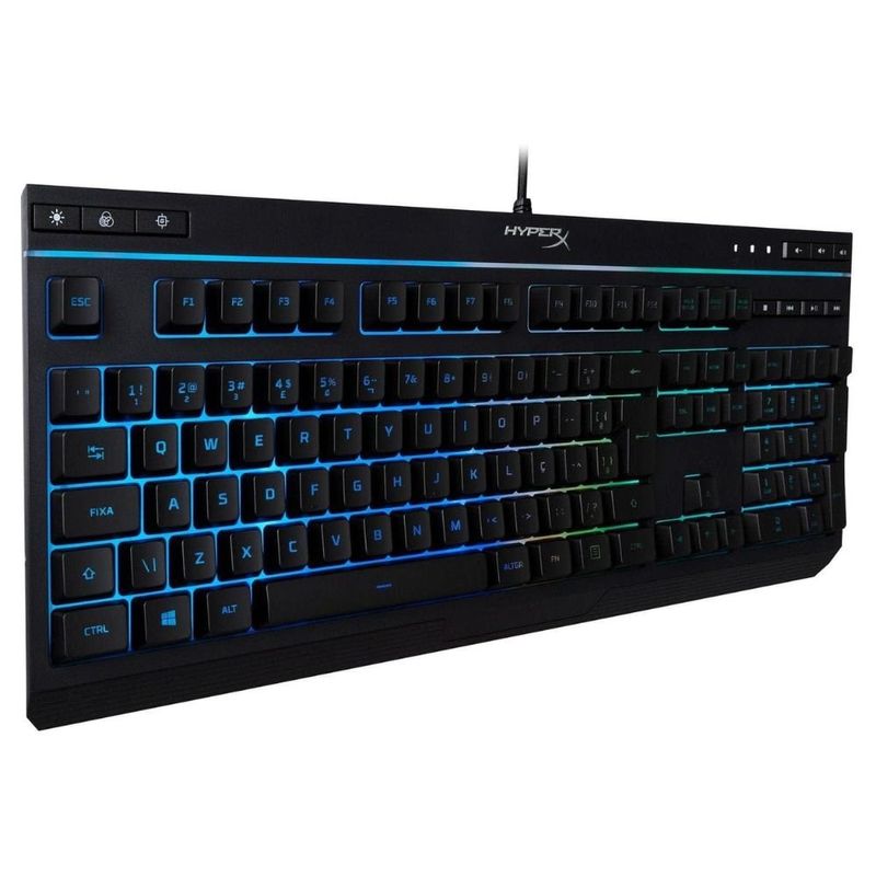 teclado hyperx alloy core rgb com fio l650339b (mp)