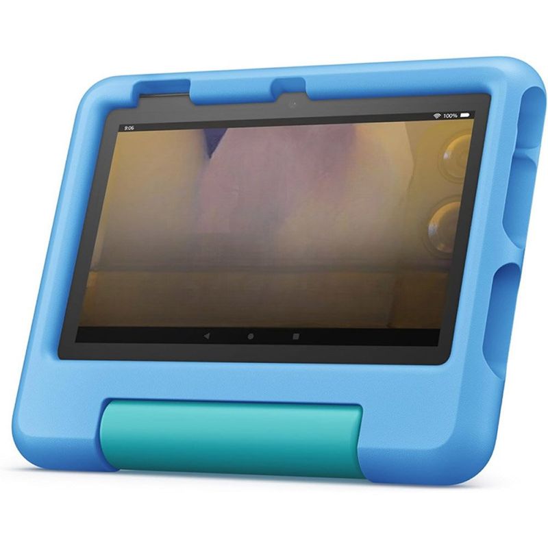 tablet amazon fire tela 7" para crianças 16gb azul a-bi