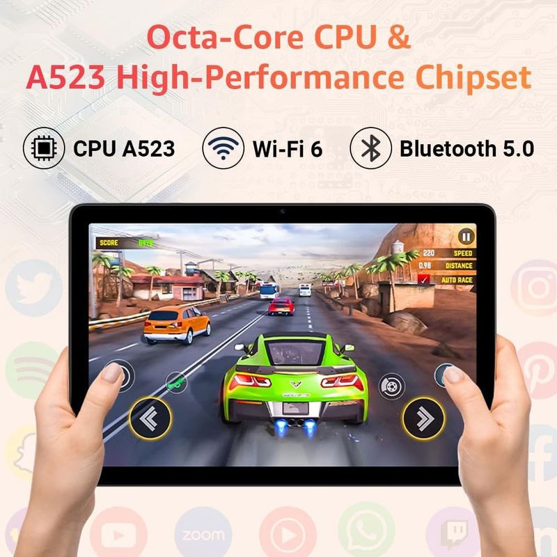 tablet infantil 64gb android 14 tela 10.1" 8gb ram