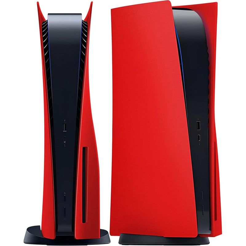 capa protetora ps5 vermelho cd-rom a-bi