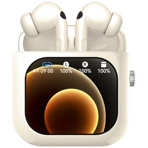 Fone De Ouvido Bluetooth Aurafit X6 2,1" TFT 35K Branco E-BI