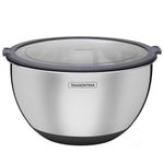 bowl tramontina cucina de aço inox com tampa silicone 1,5l (mp)