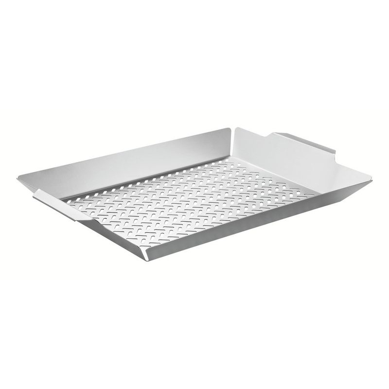 grelha multiuso tramontina de aço inox 47x30cm (mp)