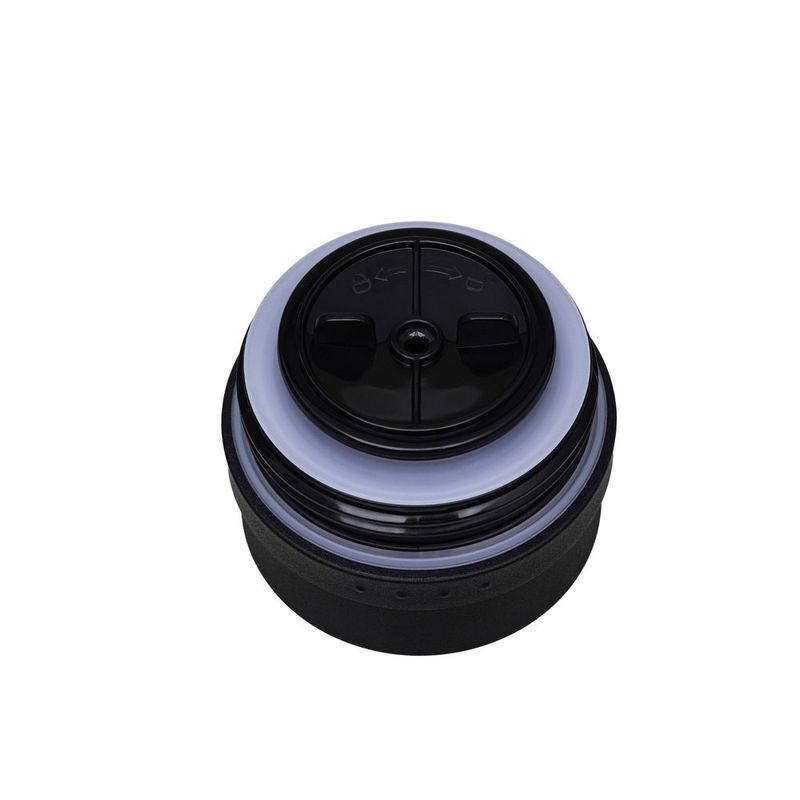 copo térmico tramontina de aço inox com bocal 360 460ml preto (mp)