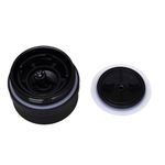 copo térmico tramontina de aço inox com bocal 360 460ml preto (mp)
