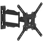 suporte articulado para tv de 26" a 75" elg pedestais new aço carbono preto a02v4