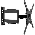 suporte articulado para tv de 26" a 75" elg pedestais new aço carbono preto a02v4