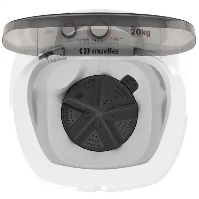 máquina de lavar 20kg mueller big semiautomática 127v branca 610000609