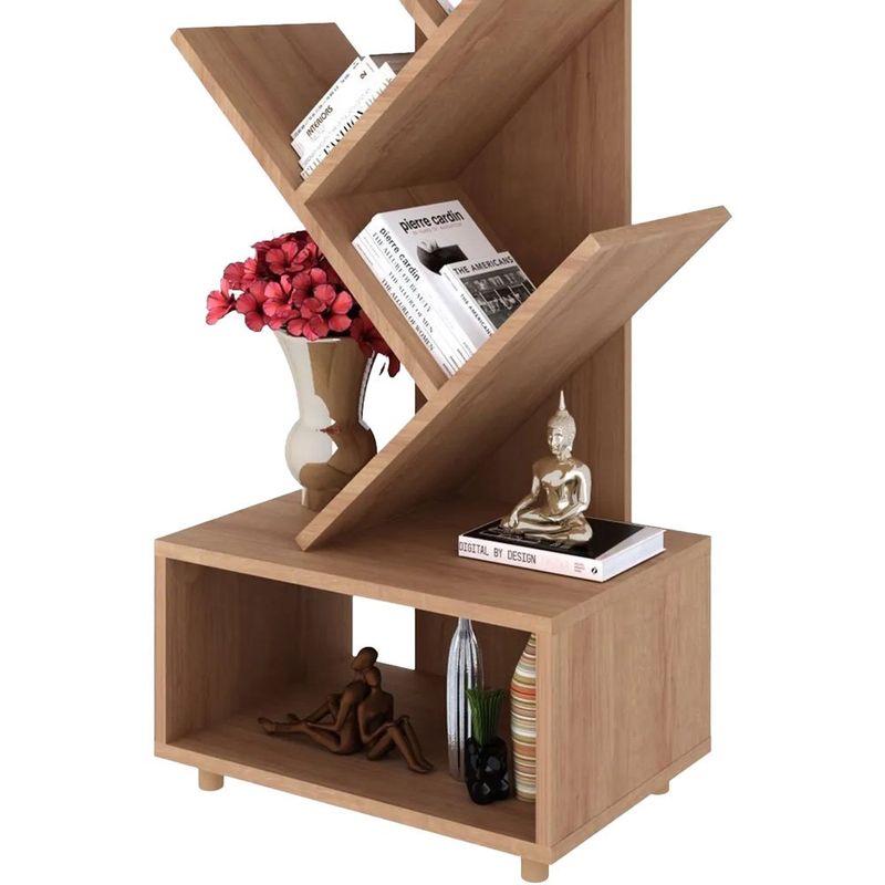 estante para livros zhuohe árvore pequena madeira t-bi