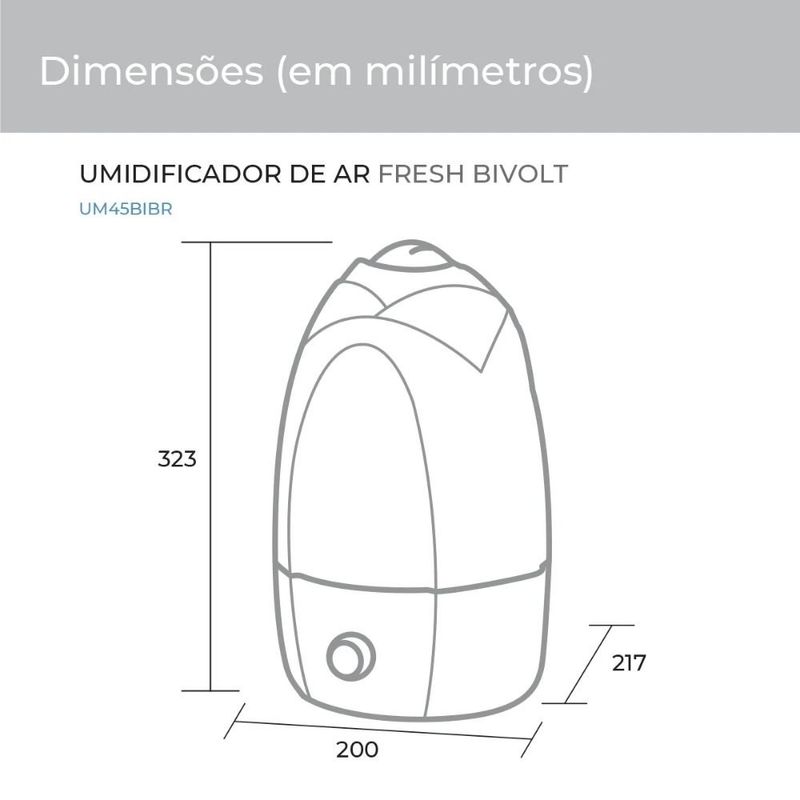 umidificador de ar suggar ar fresh 4l 127v um45bibr (mp)