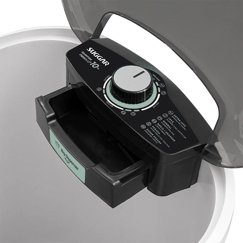 lavadora suggar lavamax eco 10kg 127v branco le1021br (mp)