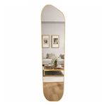 espelho mev glass closet space dourado 146x36cm (mp)