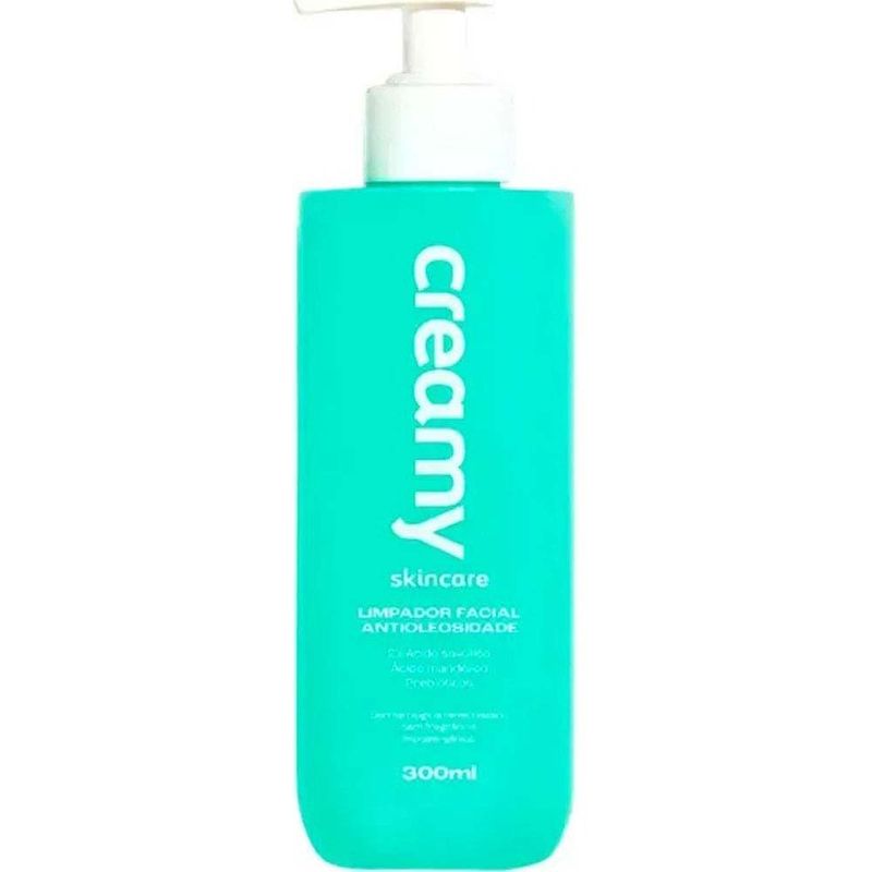 limpador facial antioleosidade creamy 300ml