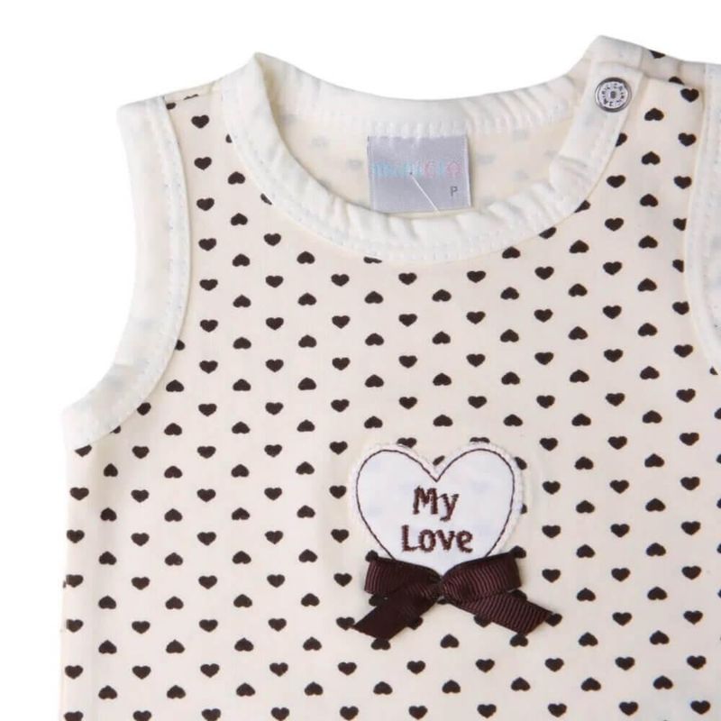 conjunto para bebê miniclo gg off white (mp)