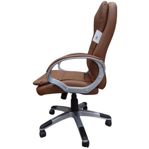 Cadeira para Escritório Metal/PVC Latcor Marrom