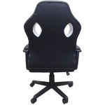 cadeira gamer pvc latcor preto e branco jaof-c5177br