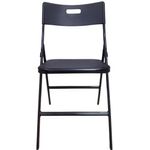 sala de jantar 5 peças latcor metal e pvc preto ahbzfp86