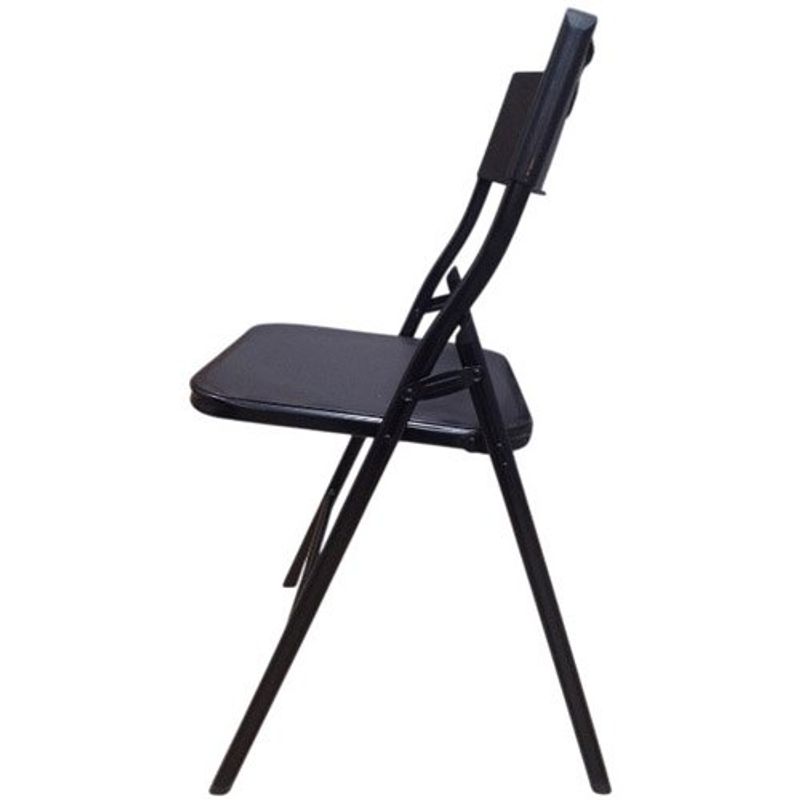 sala de jantar 5 peças latcor metal e pvc preto ahbzfp86