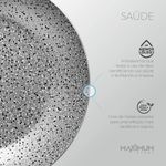 panela de alumínio panelux 32cm wok antiaderente maximum stone verde (mp)