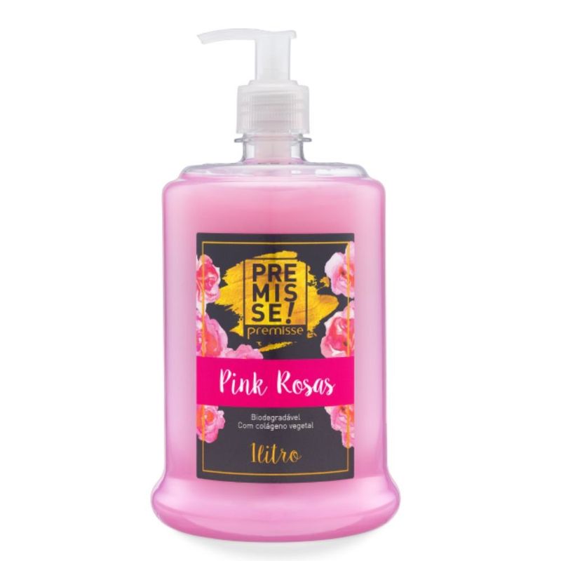sabonete líquido premisse gold pink rosas 1 litro (mp)