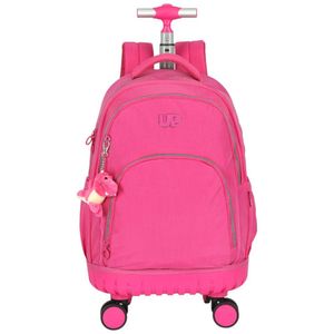 Mochila De Rodinha Luxcel Up4you Rosa MC49134UP03