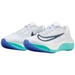 tênis corrida masculino n° 42 nike zoom fly 5 premium branco verde 213379 (mp)