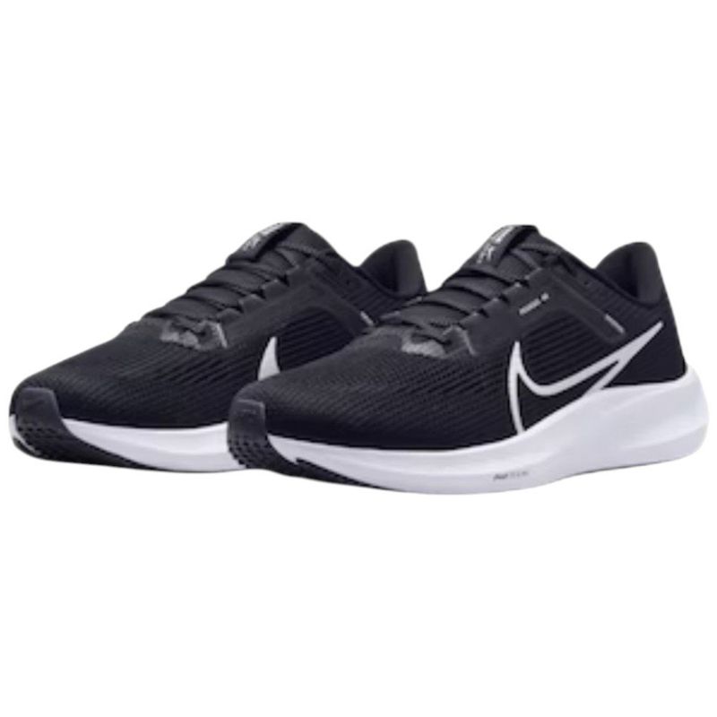 tênis corrida masculino n° 42 nike air zoom pegasus 40 preto branco 213556 (mp)
