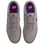 tênis skateboarding masculino n° 40 nike sb chron 2 cinza roxo (mp)