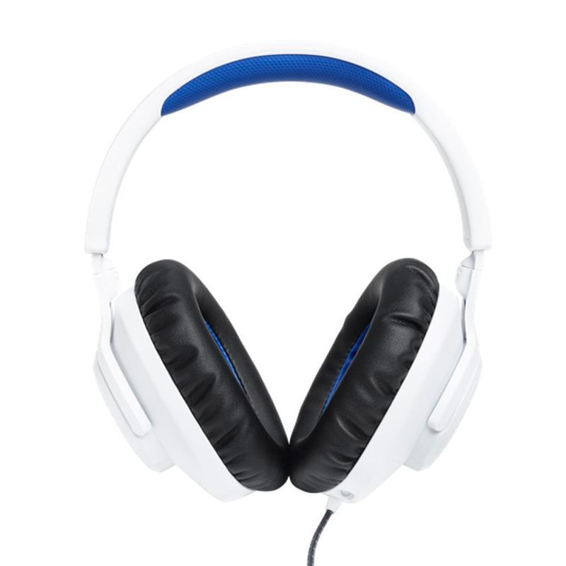 headset gamer jbl quantum 100p branco e azul (mp)