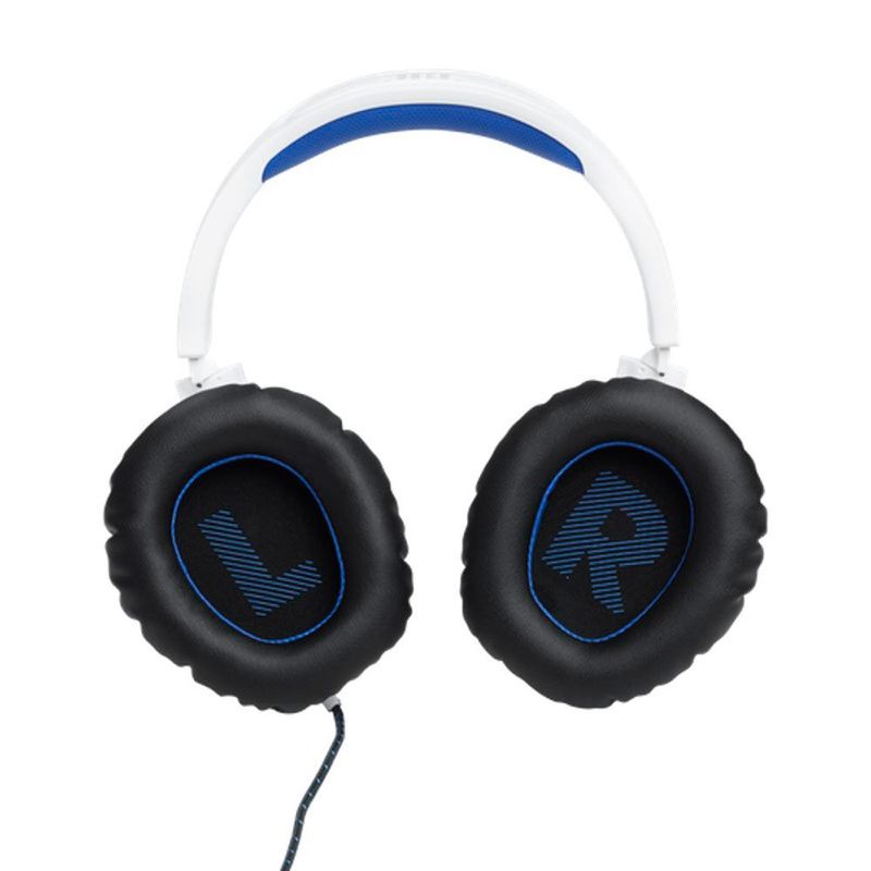 headset gamer jbl quantum 100p branco e azul (mp)