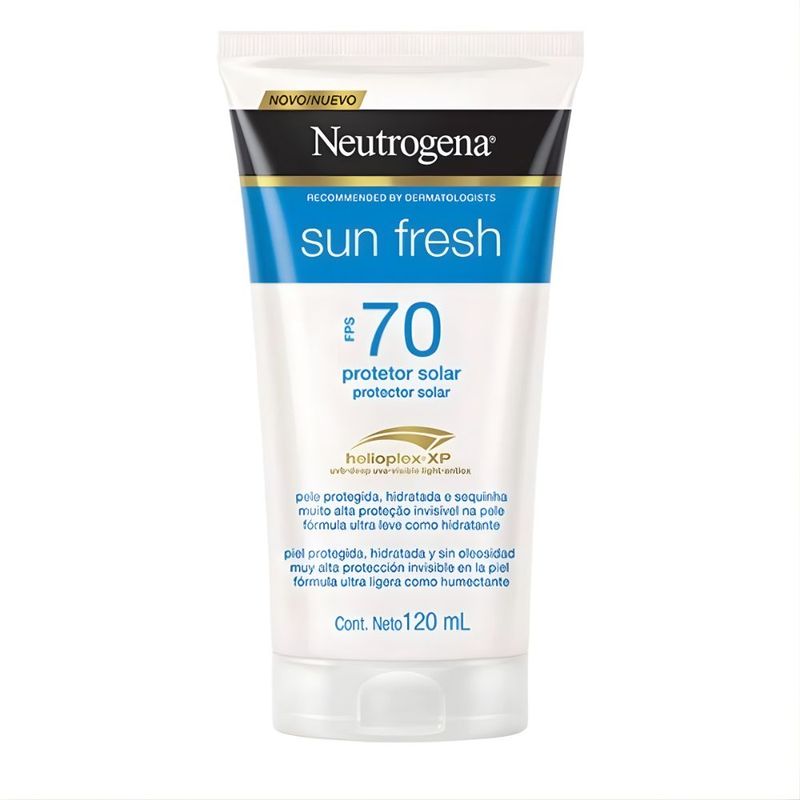 protetor solar sun fresh fps70 neutrogena 120ml