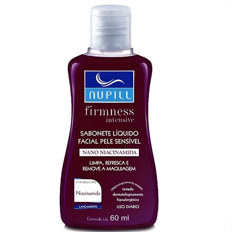 sabonete líquido facial nuppil nano nacinamida 60ml