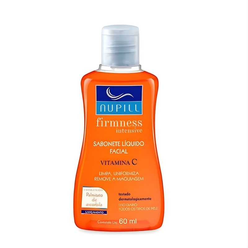 sabonete líquido facial nupill vitamina c mini 60ml