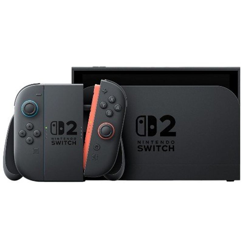 console nintendo switch 2 com mario kart word preto