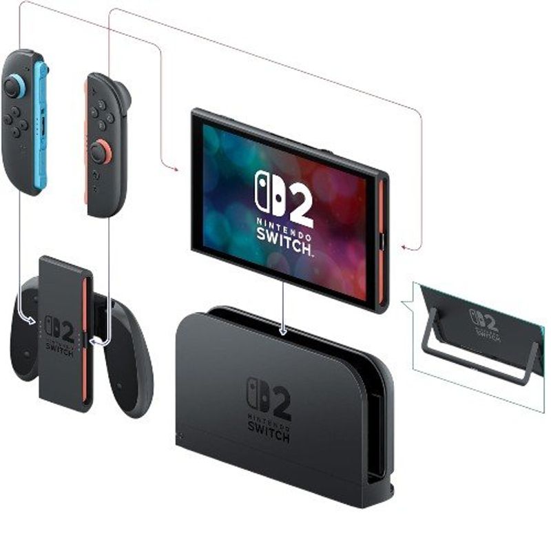 Console Nintendo Switch 2 com Mario Kart Preto