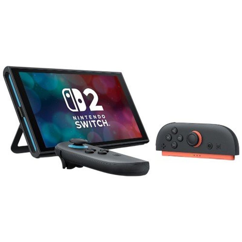 console nintendo switch 2 com mario kart word preto