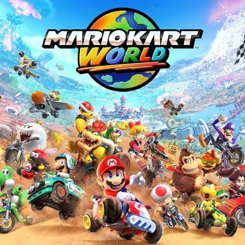 console nintendo switch 2 com mario kart word preto