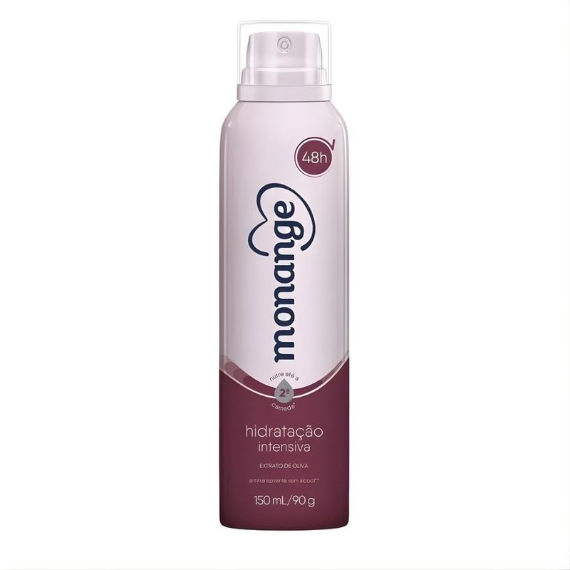 desodorante monange aerosol hidratação intensiva 90g