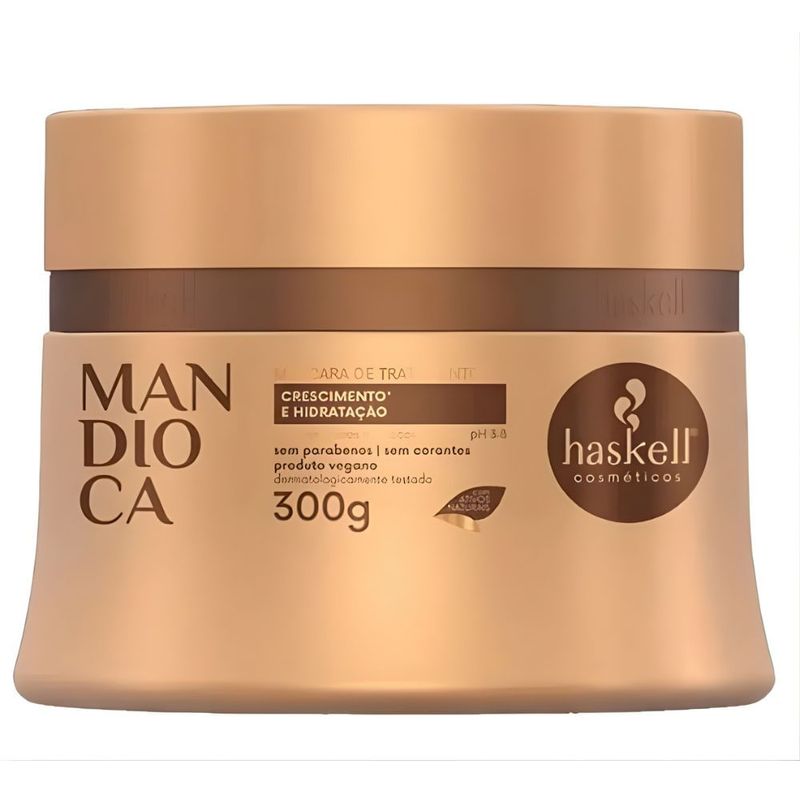 máscara de tratamento mandioca haskell 300g