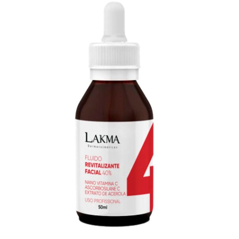 fluido revitalizante facial lakma passo 4 vitamina c 50ml (mp)
