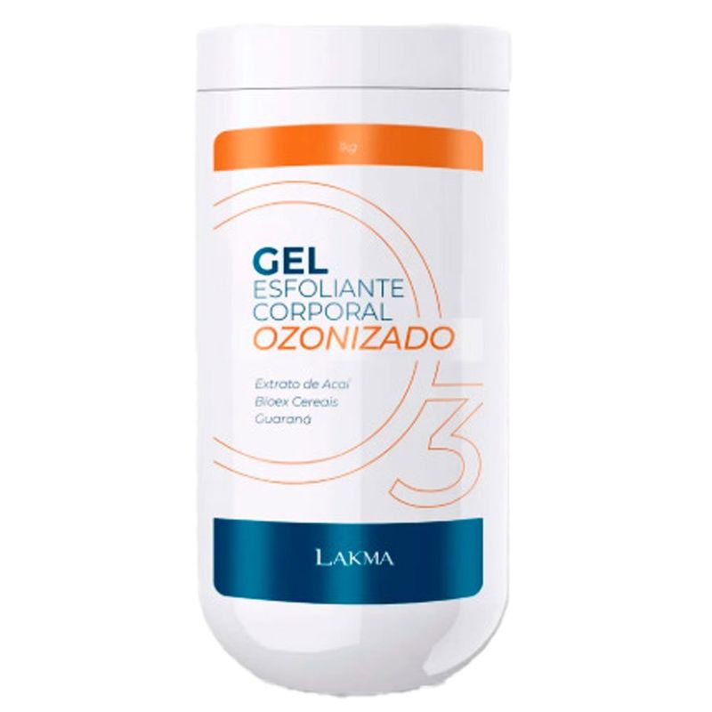 gel esfoliante corporal lakma ozonizado 1kg (mp)