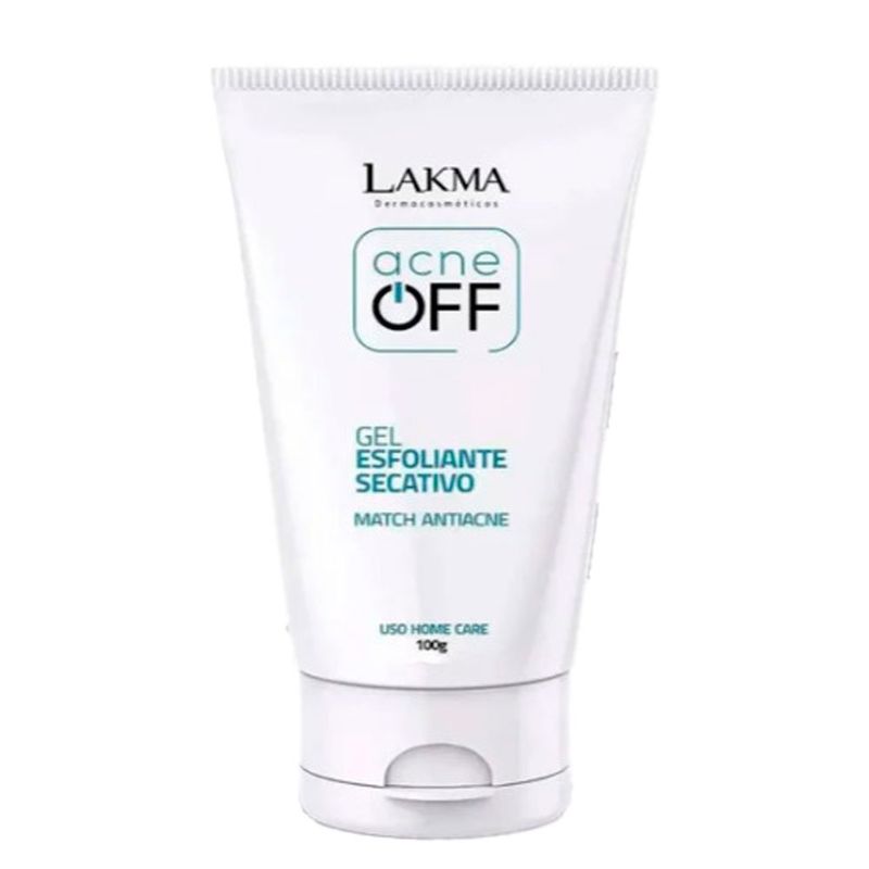 gel esfoliante secativo facial lakma acne off 100g (mp)