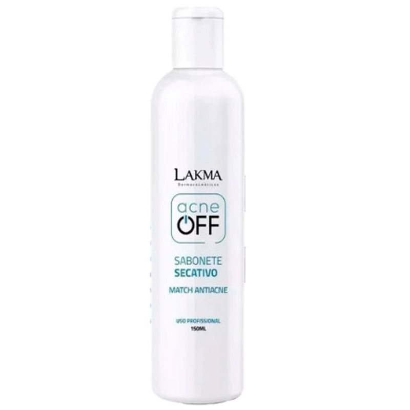 sabonete facial secativo lakma acne off 150ml (mp)