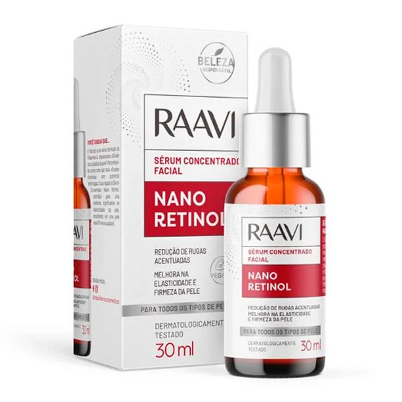 sérum concentrado raavi retinol 30ml (mp)